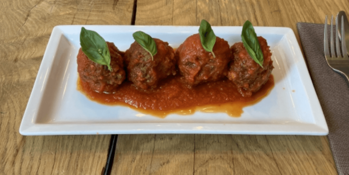 Polpette al sugo (4 pieces) - Nonna Maria | Authentic Neapolitan Cuisine Delivery in Monaco